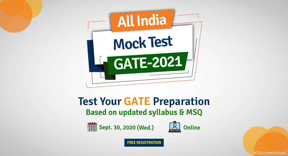 All India Mock test GATE 2021 Preparation