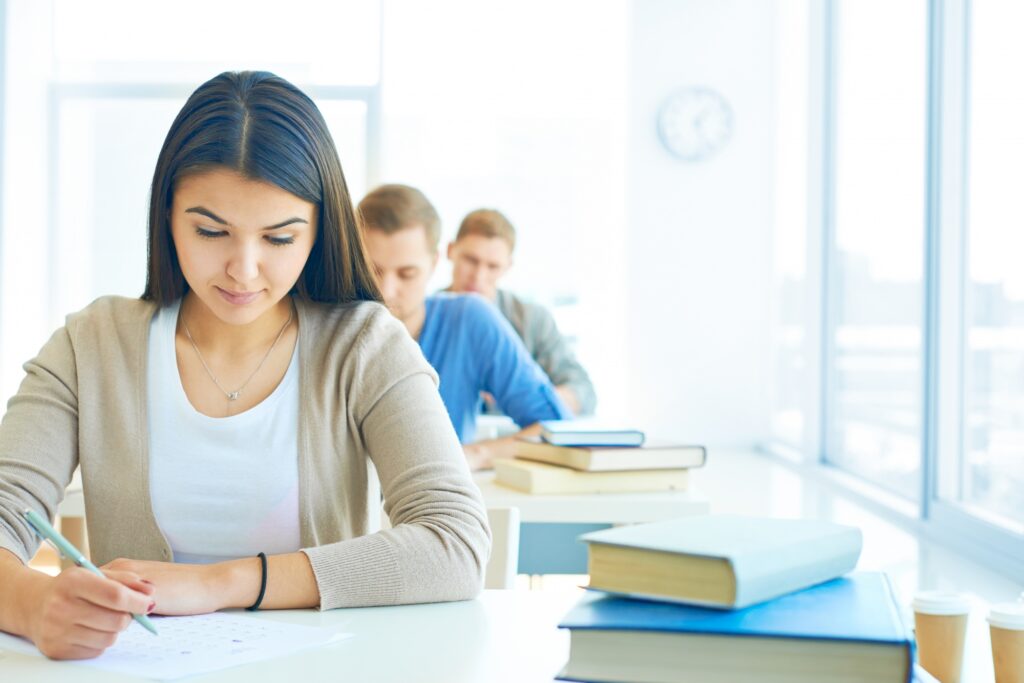 row-students-doing-exam